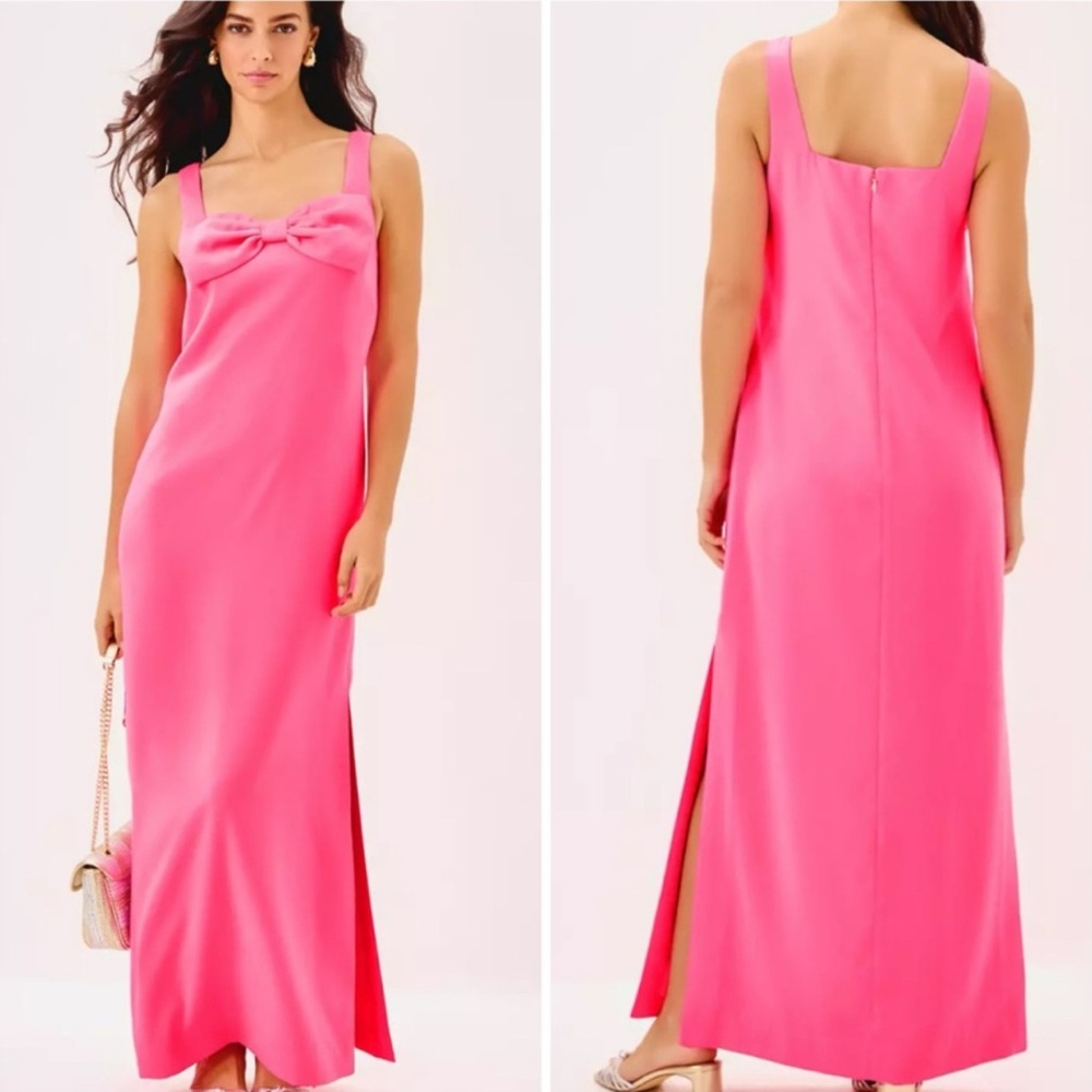 Lily Pulitzer Bria Maxi Dress with Bow Detail